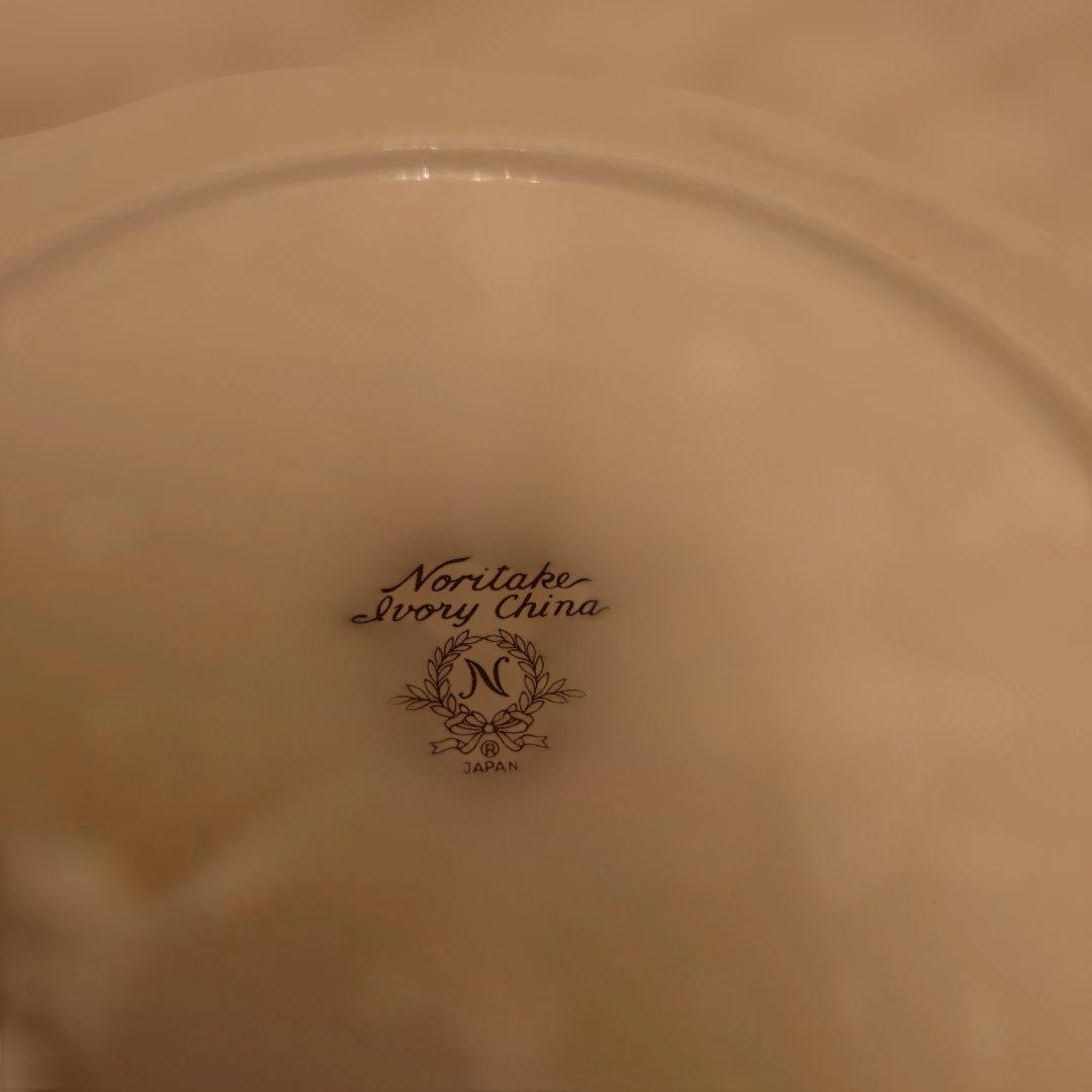 Noritake 青い花柄の皿 5枚セット