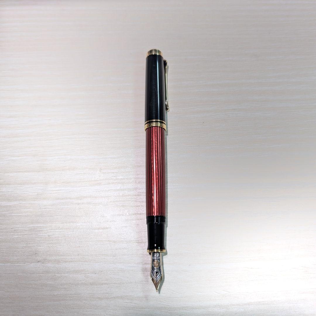 Pelikan（ペリカン）万年筆 スーベレーン M400 緑縞EFニブ