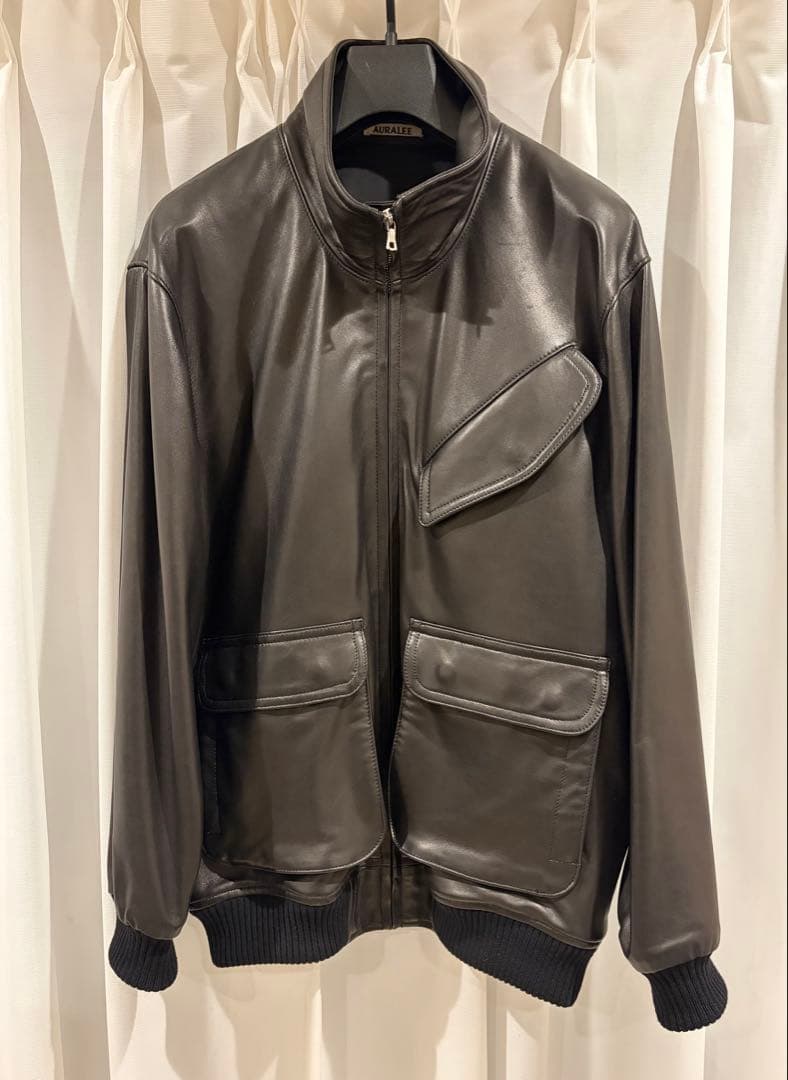 AURALEE オーラリー レディース レザーブルゾン 24AW 1 試着のみ