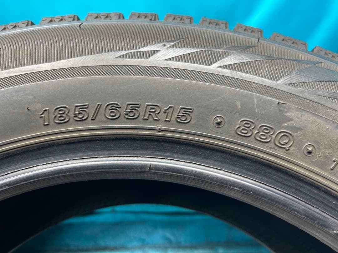 ②2021年製185/65R15バリ山！中古スタッドレスタイヤ2本セット