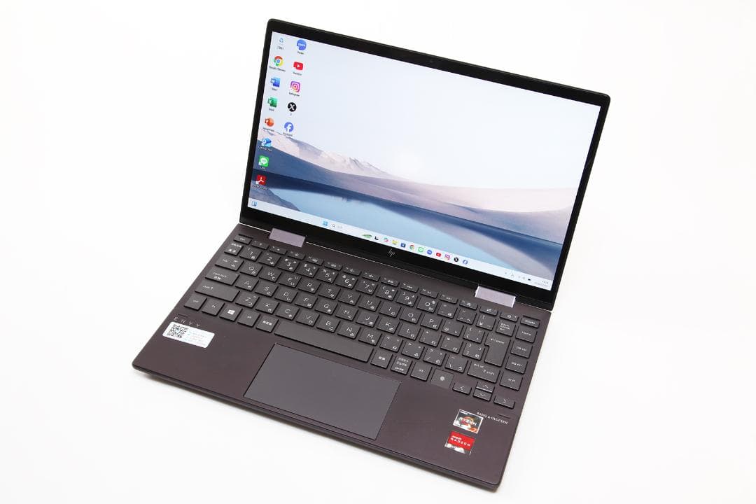 【Ryzen7／バッテリー新品／Office／設定済】HP ENVY x360