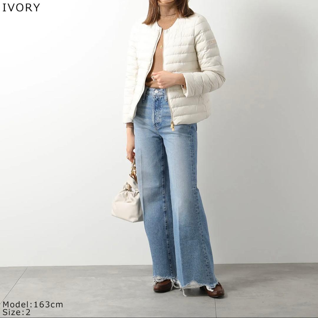 【極美品】TATRASタトラスNOKO ノーカラー ライトダウンサイズ5