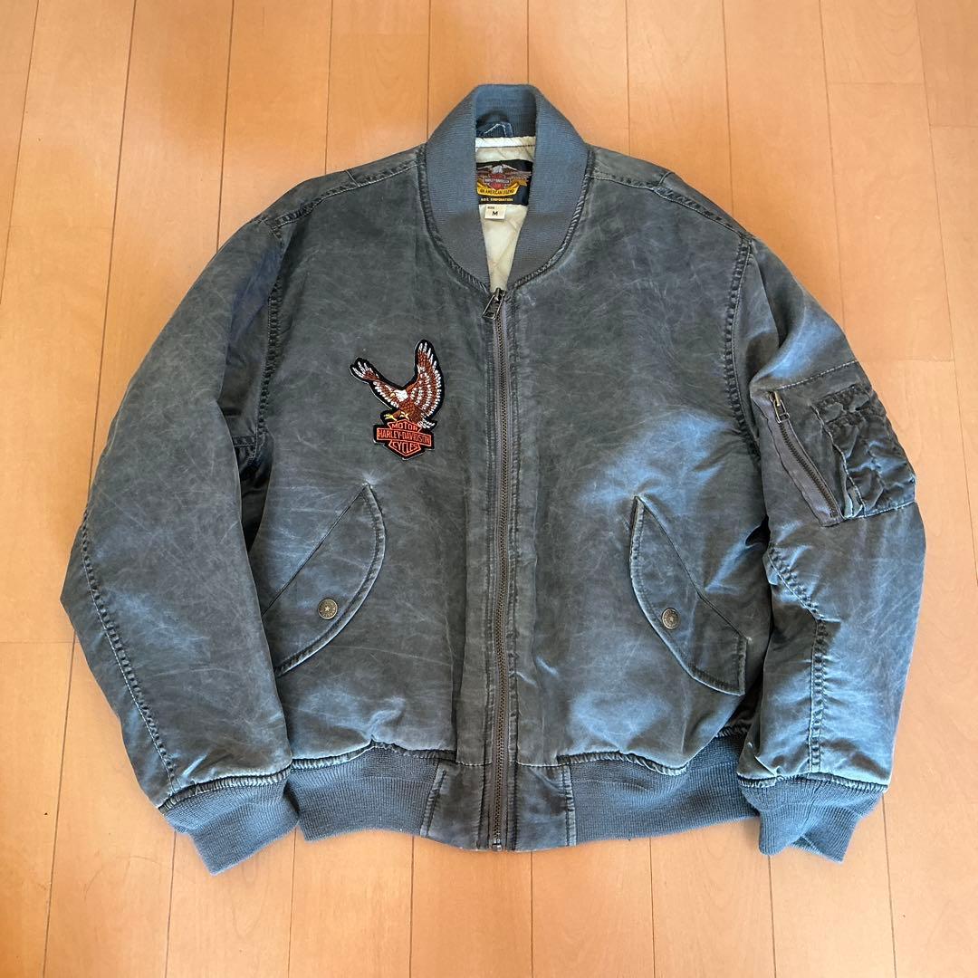 【美品】Harley Davidson MA-1ジャケット サイズM