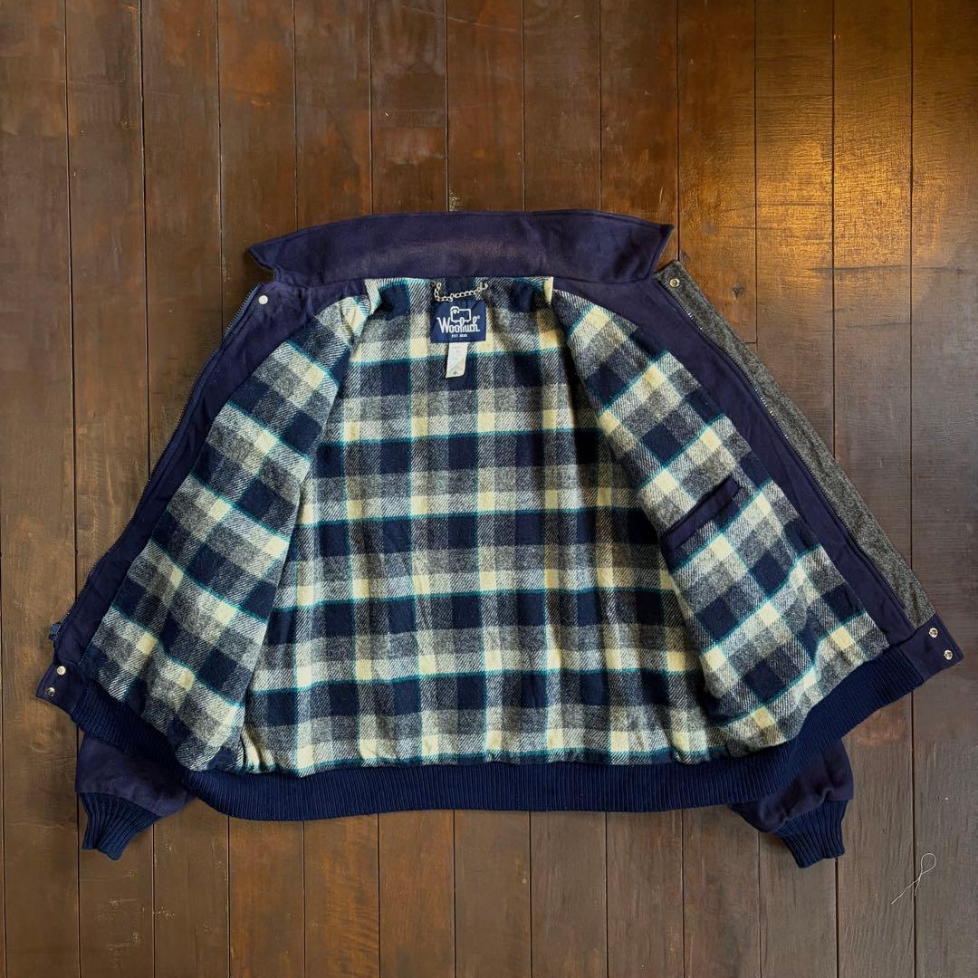 USA製！！【Woolrich ウールリッチ】ビンテージウールジャケット XL