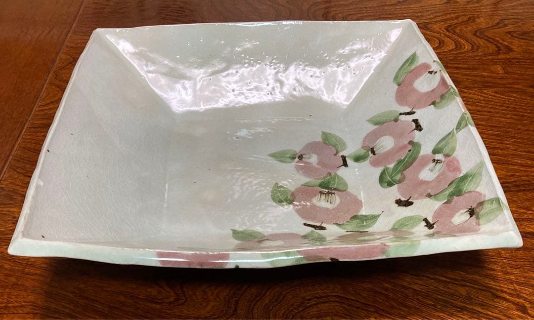 陶器 花器 角皿 四方皿 上野焼