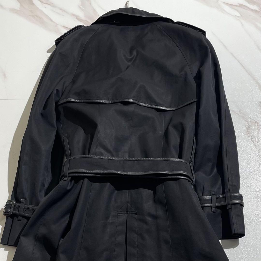 カラフル様　バーバリーロンドン　トレンチコート　ノバチェック　レザー　ベルト