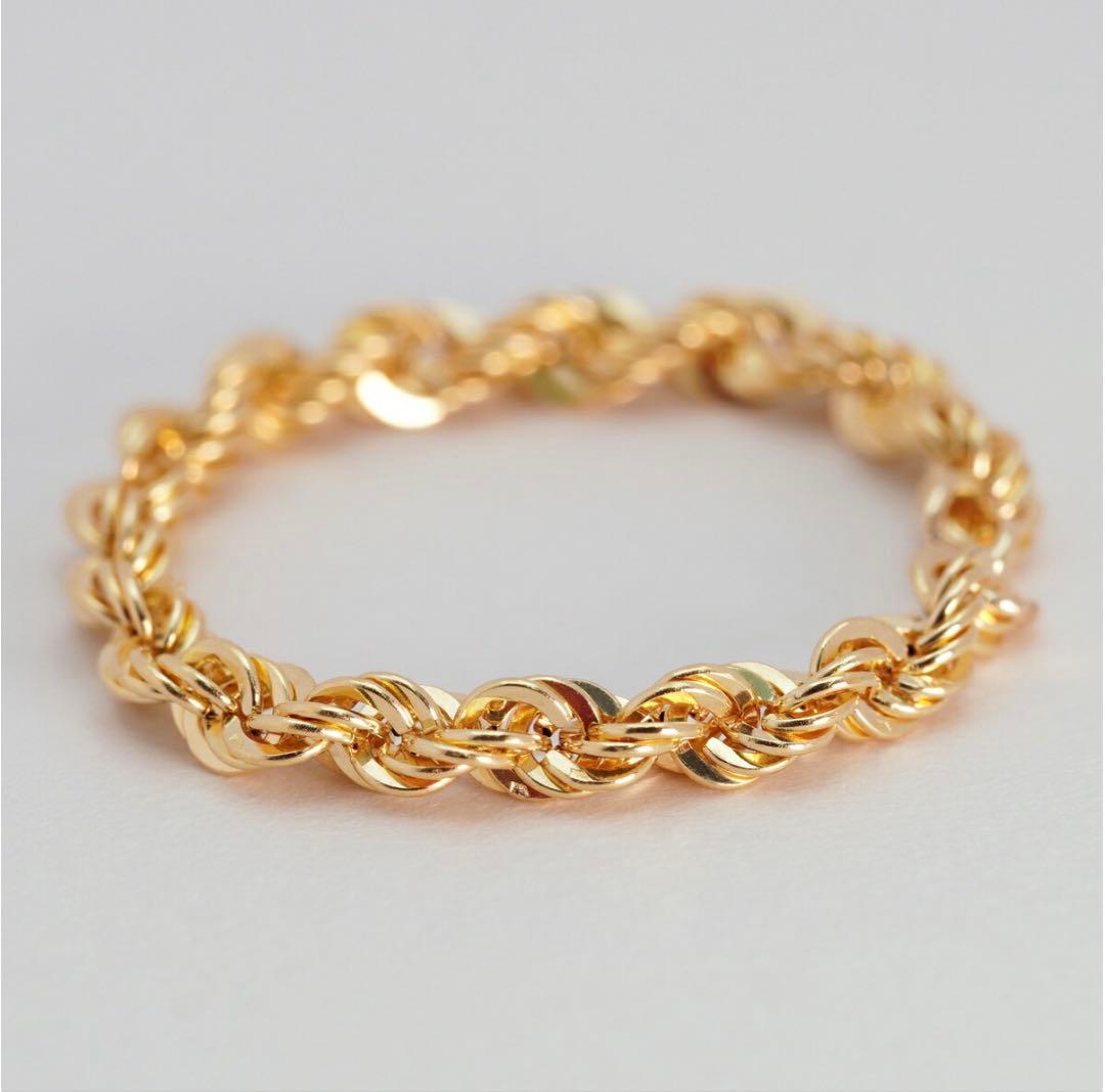 チェーンリング 18k 指輪　19号