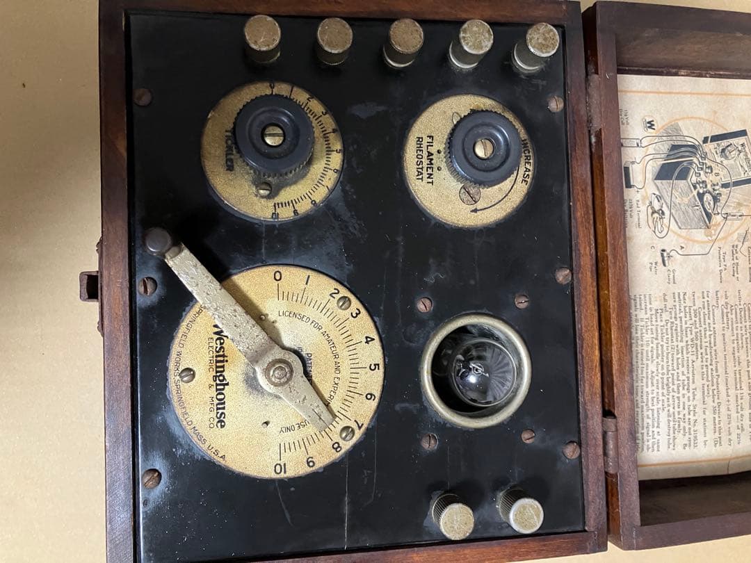 アンティーク・単球ラジオ　(Aeriola Sr.)