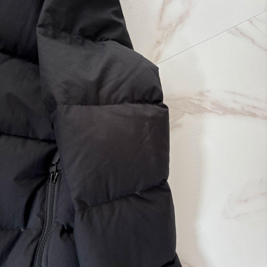 人気◆THE NORTH FACE ウィンドストッパー ダウンコート黒 M