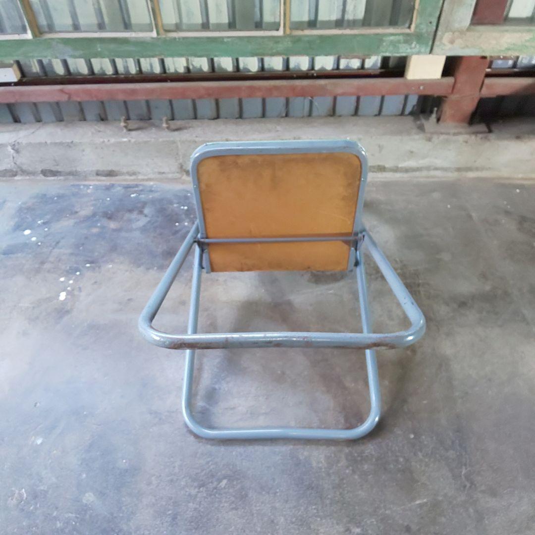 ヴィンテージチェア シャビー シック 鉄製 パイプ椅子 折りたたみ 椅子