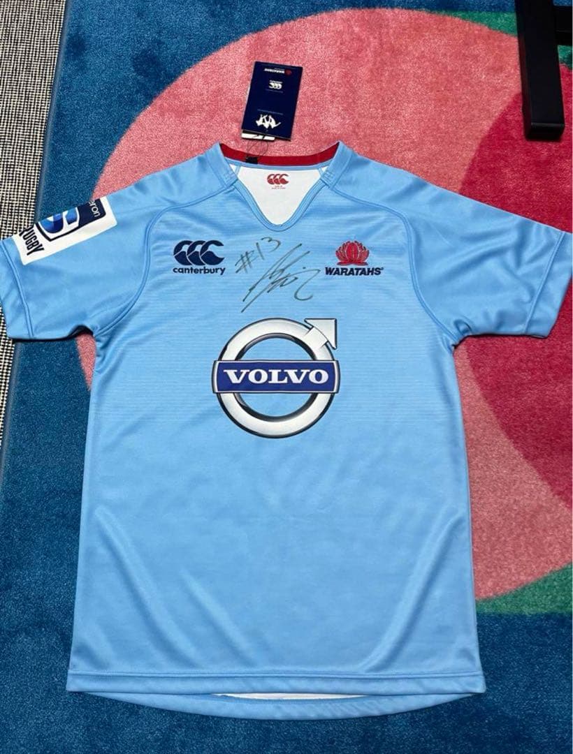 松島幸太郎 サイン入りジャージ ラグビー ワラタス スーパーラグビー