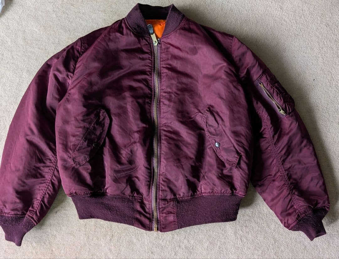 アルファ ALPHA INDUSTRIES デッドストック MA-1