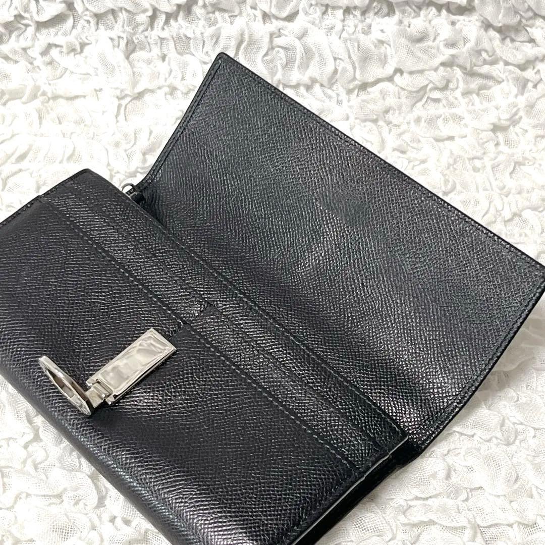 美品✨　BVLGARI 長財布　ビーゼロワン　サークルロゴ　レザー　本革　黒