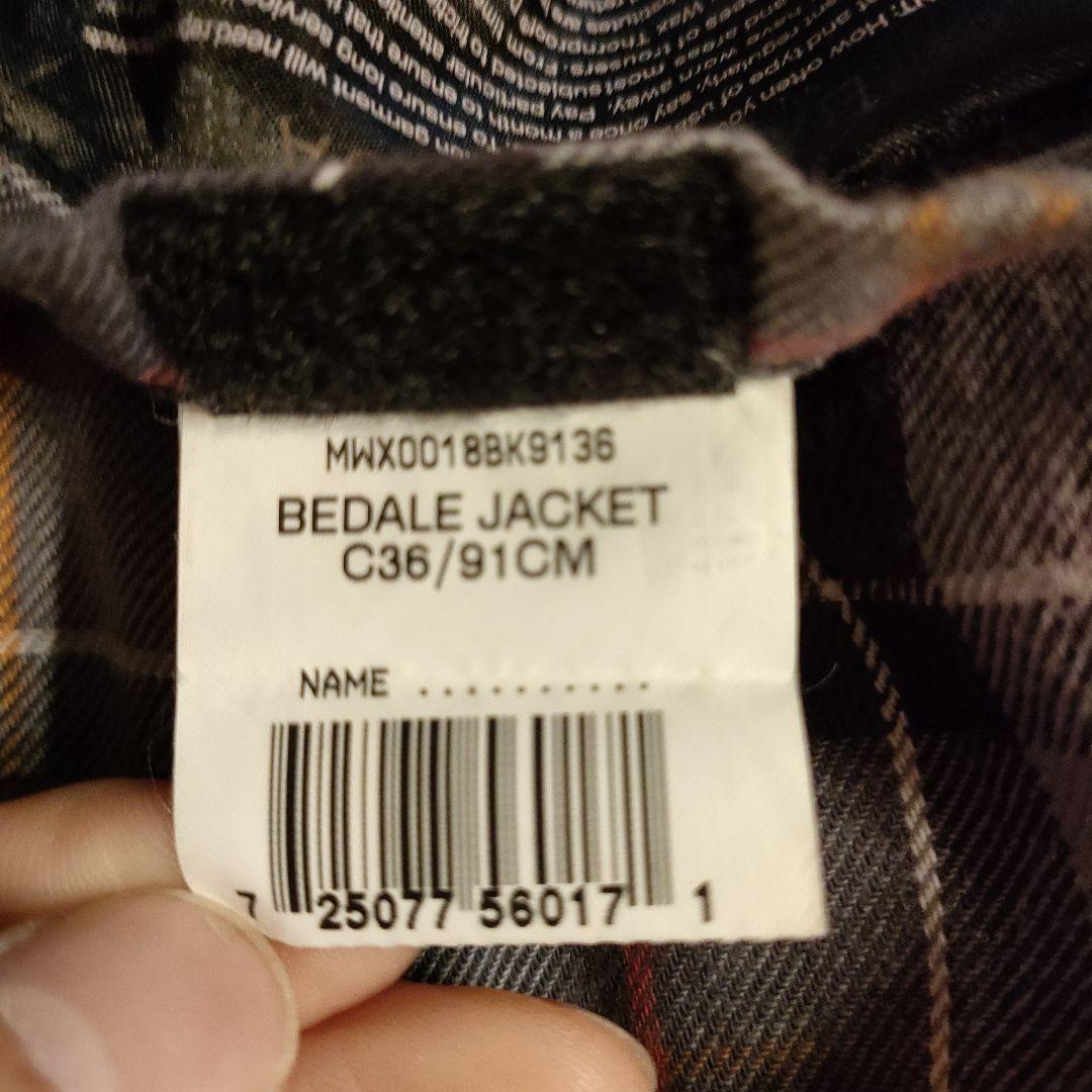 Barbour BEDALE ジャケット 黒色