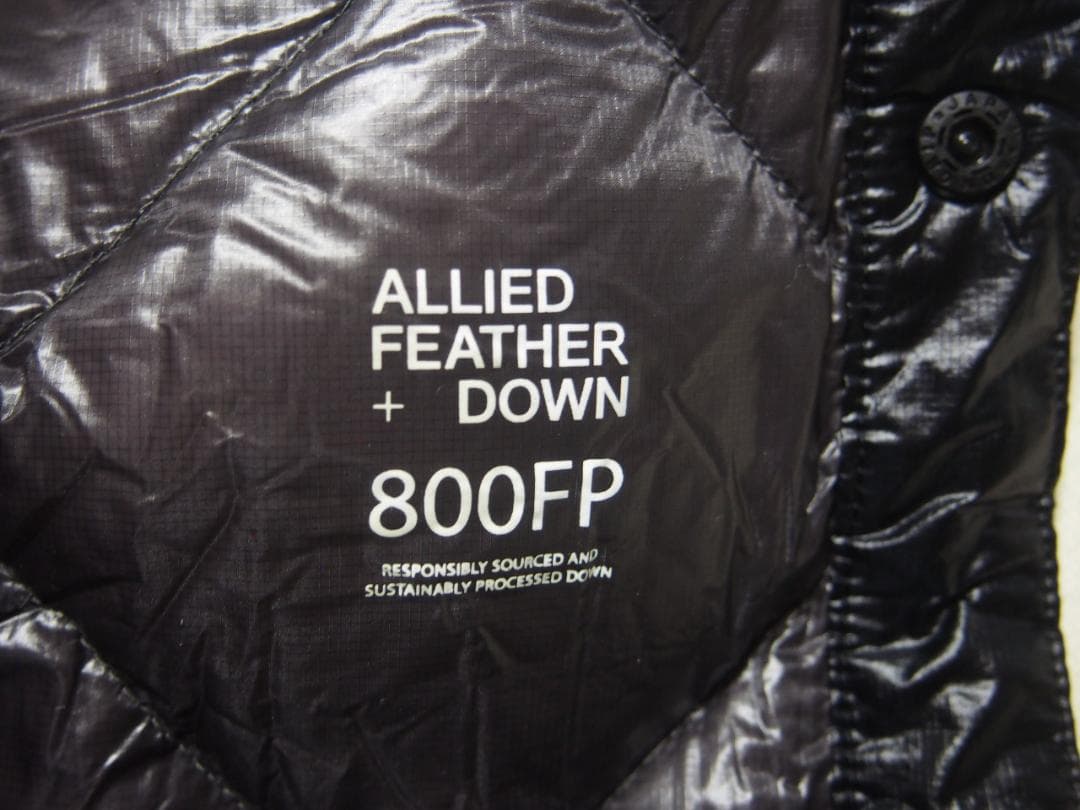 23FW and wander アンドワンダー ダウンベスト サイズWM