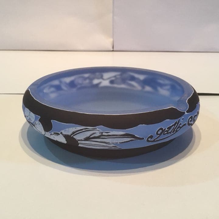 エミール・ガレ 復刻版 ルーマニア製 ハンドメイド 灰皿 小物入れ 花瓶 新品