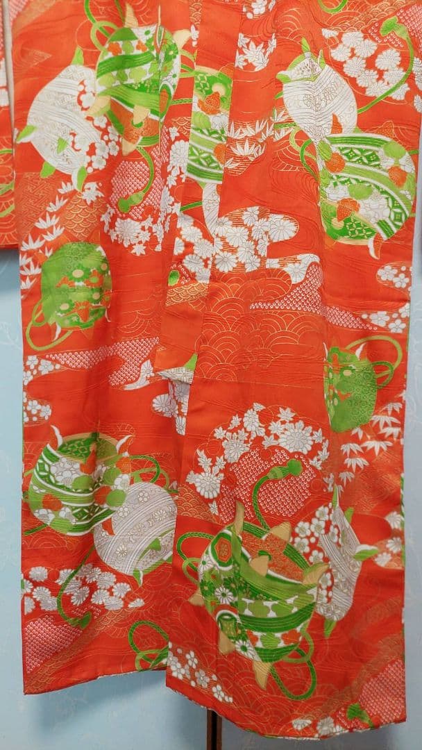 NA154アンティーク子供着物めちゃくちゃ綺麗着丈112センチ裄丈57センチ