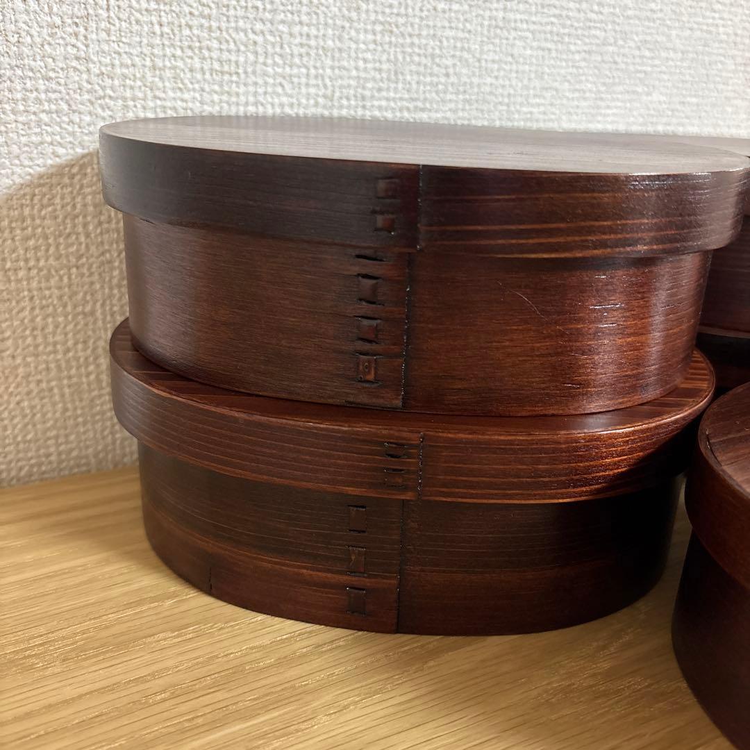 曲げわっぱ 弁当箱　8箱　まとめ売り