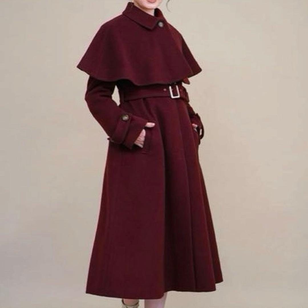 ノエラ 2way ケープ ウール コート