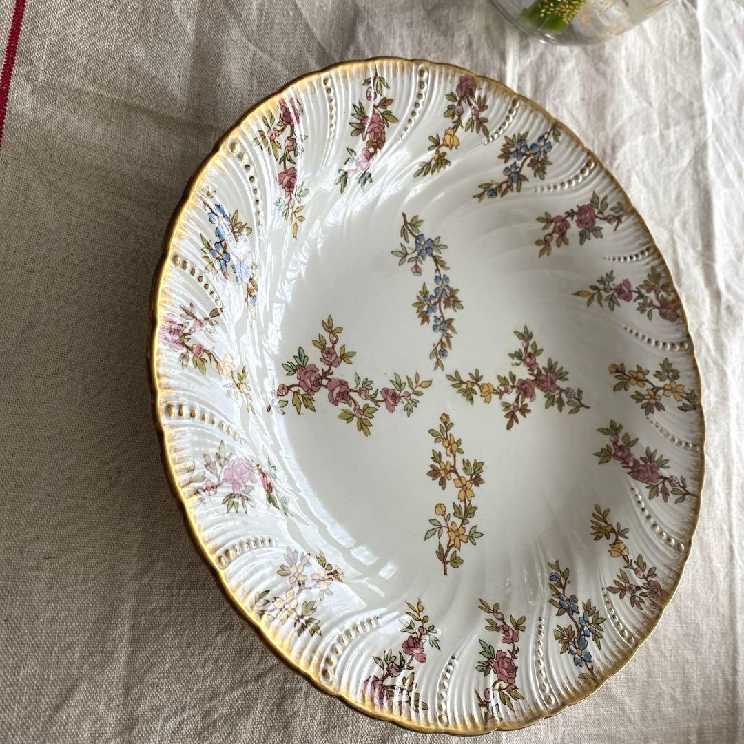 Sarreguemines　ルイ15世　深皿プレート　フランスアンティーク【C】