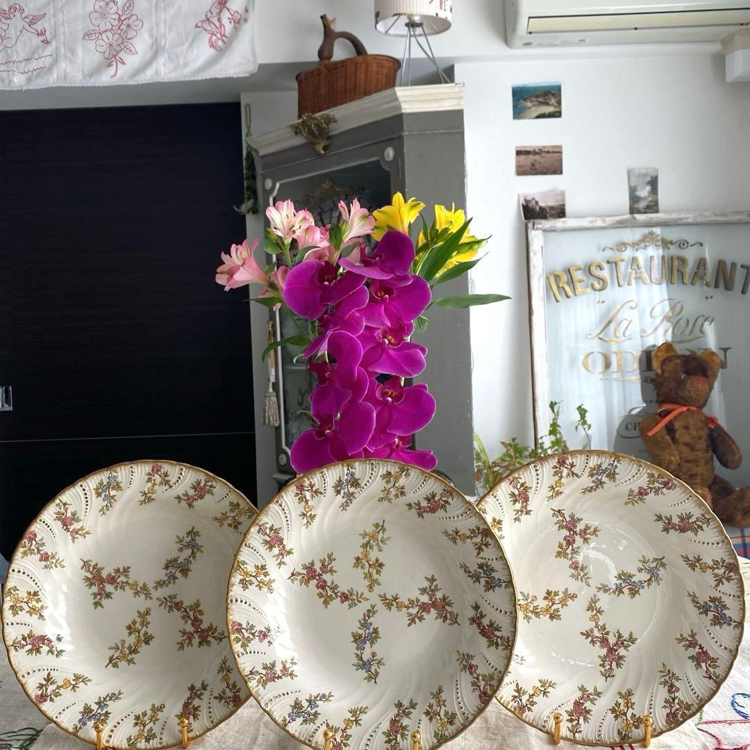 Sarreguemines　ルイ15世　深皿プレート　フランスアンティーク【C】