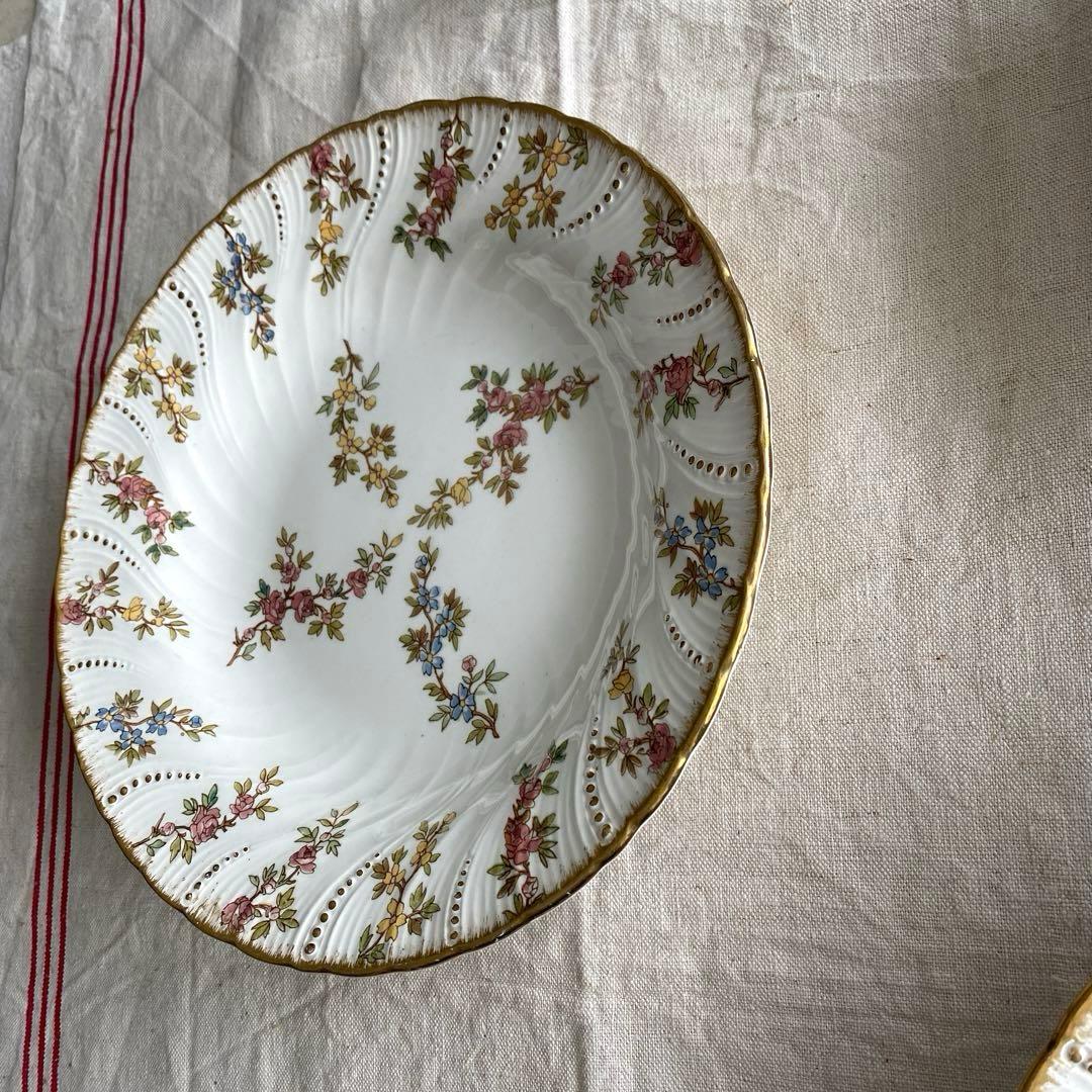 Sarreguemines　ルイ15世　深皿プレート　フランスアンティーク【C】