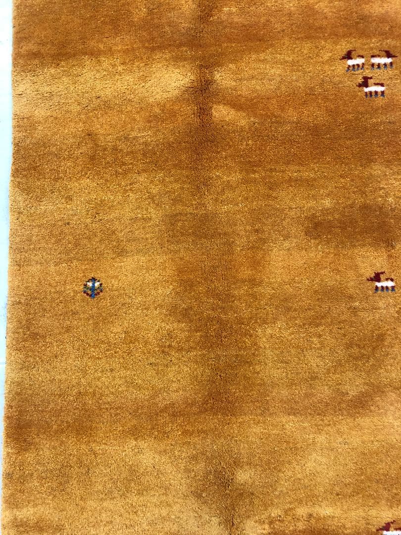 ギャベ イラン産 167×243 黄 K-30