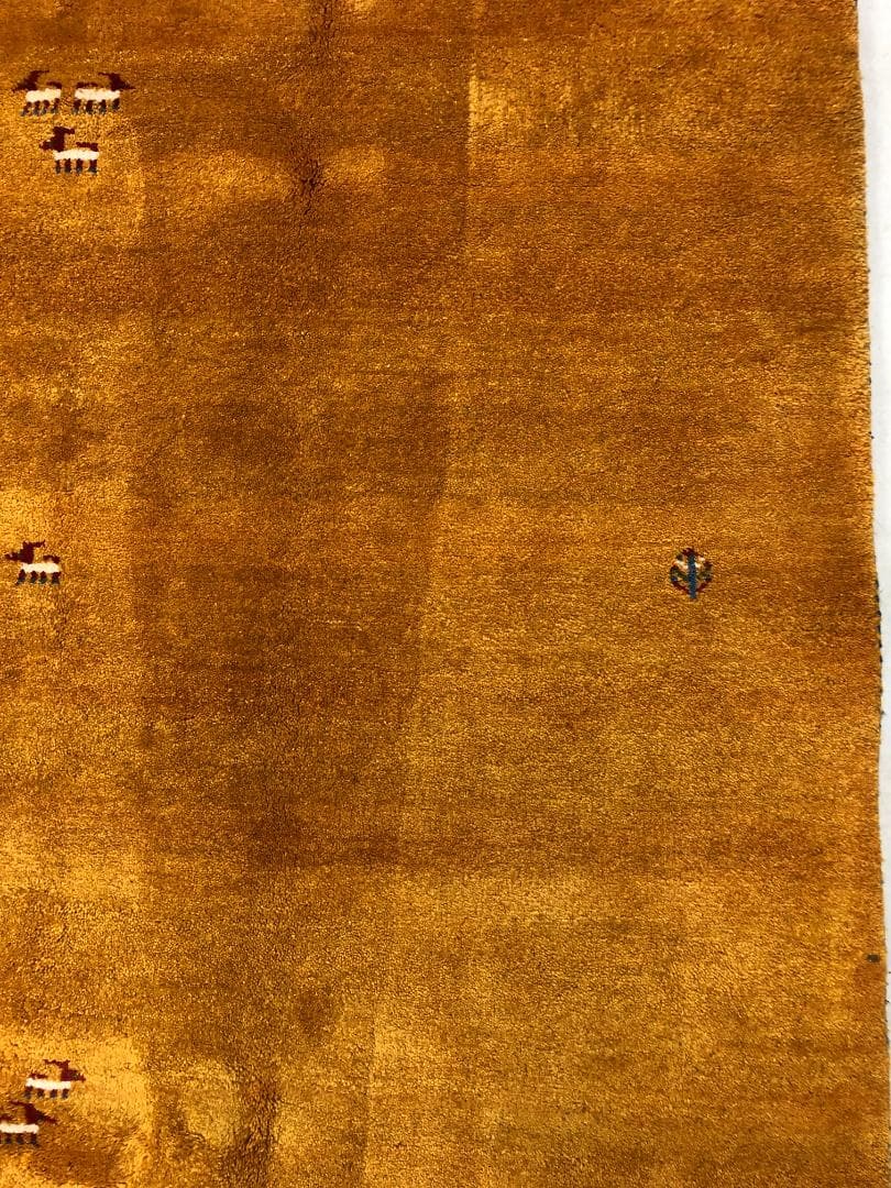 ギャベ イラン産 167×243 黄 K-30