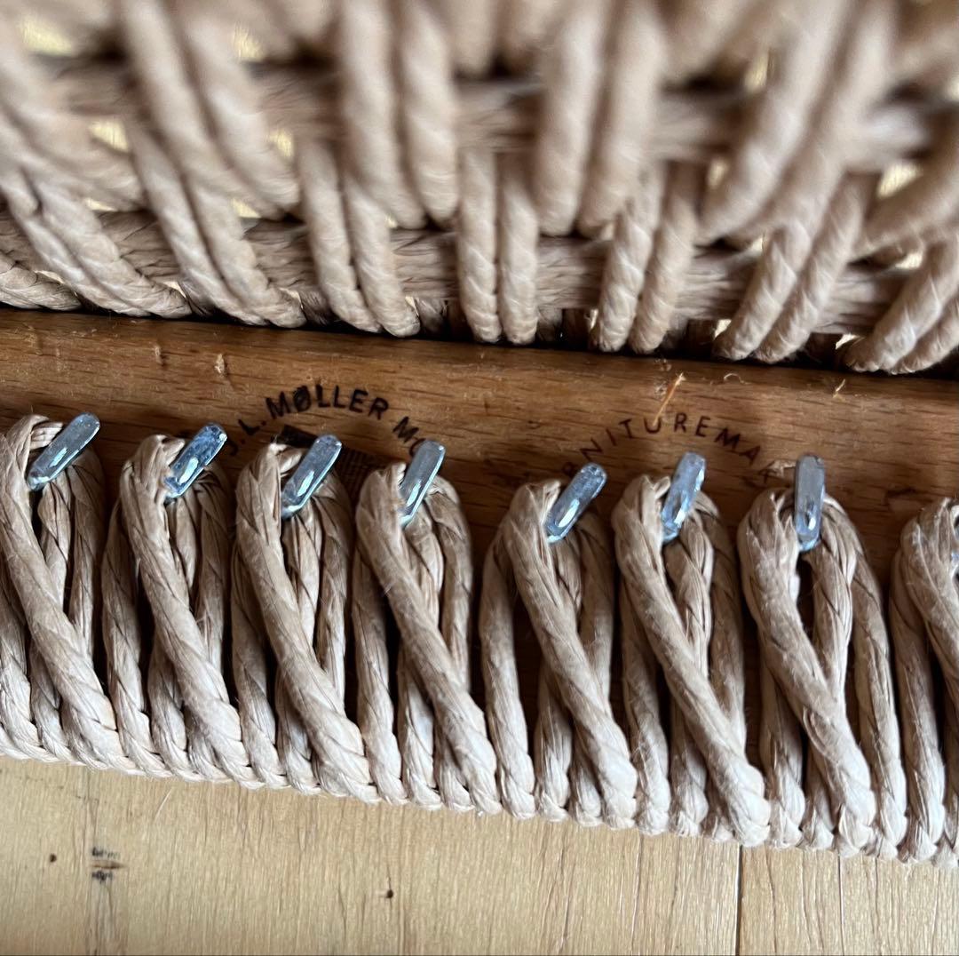 Niels Moller Model 75 チーク ペーパーコード張替え後未使用