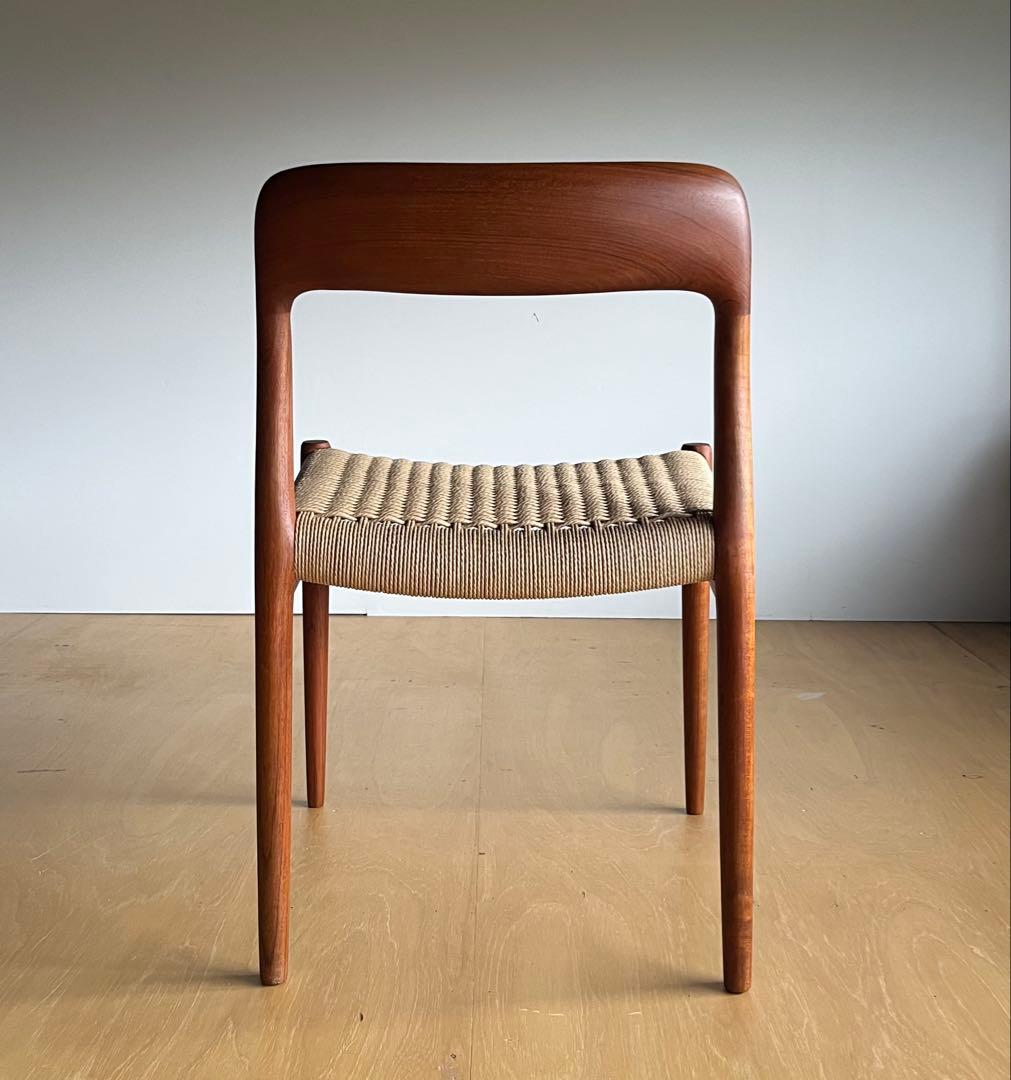 Niels Moller Model 75 チーク ペーパーコード張替え後未使用