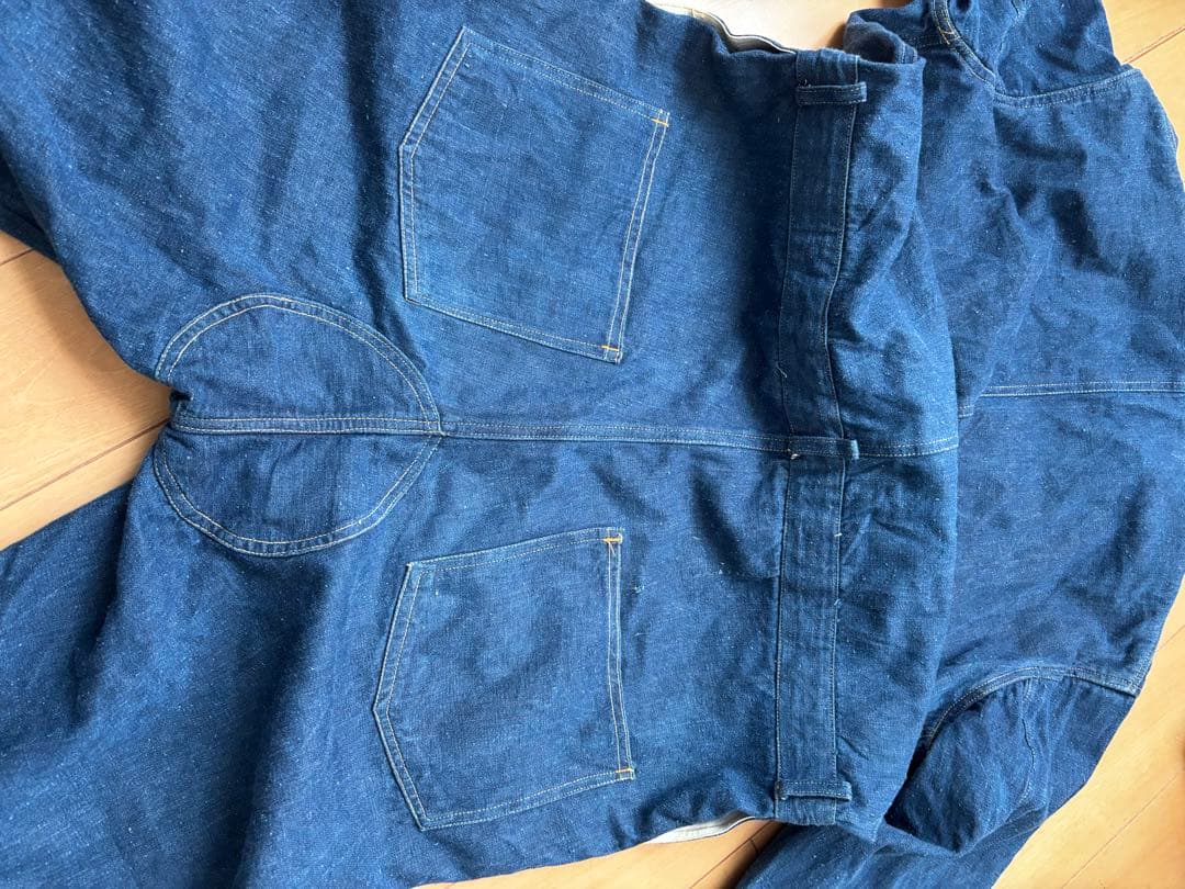 Dhansingデニムオールインワン　40s ヴィンテージ