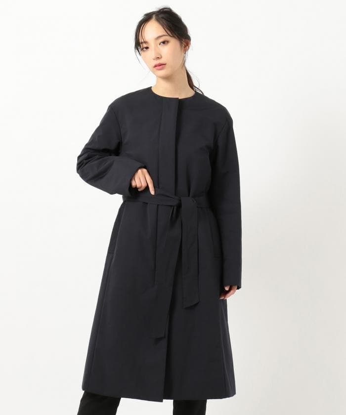 ★美品★ 23区 中綿コート 38 ノーカラーコート セレモニー 卒業式 入学式