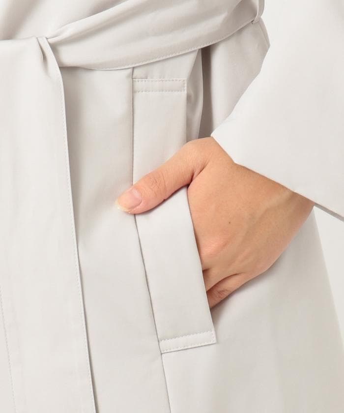 ★美品★ 23区 中綿コート 38 ノーカラーコート セレモニー 卒業式 入学式