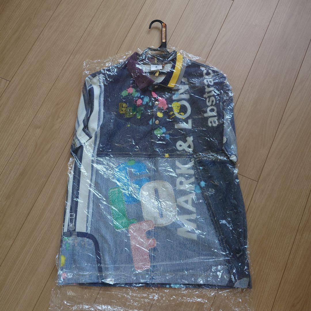 MARK & LONA ポロシャツ デニム調