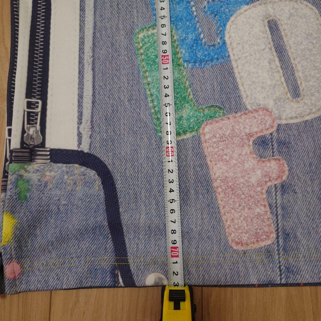 MARK & LONA ポロシャツ デニム調