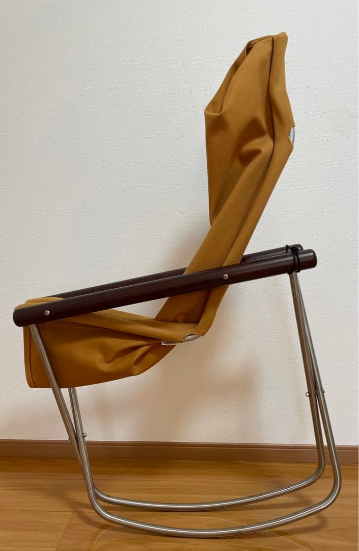 ニーチェアX ロッキング Nychair ダークブラウン　キャメル
