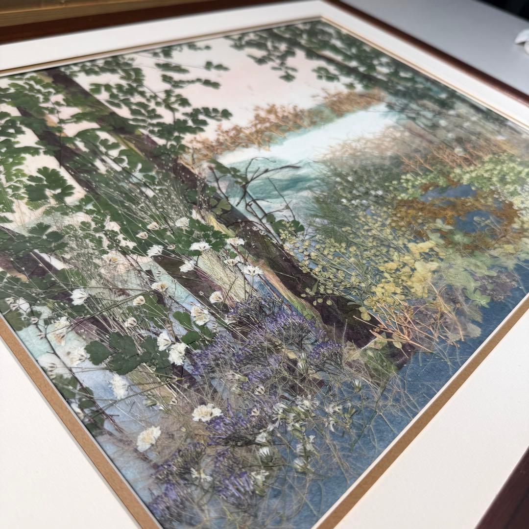⭐︎【美品激安】⭐︎押し花アート　絵画　インテリア雑貨　50センチ