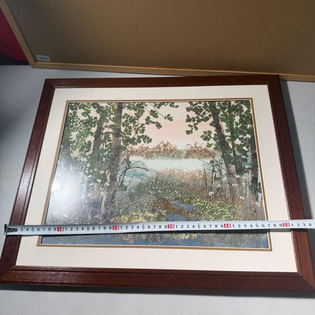 ⭐︎【美品激安】⭐︎押し花アート　絵画　インテリア雑貨　50センチ