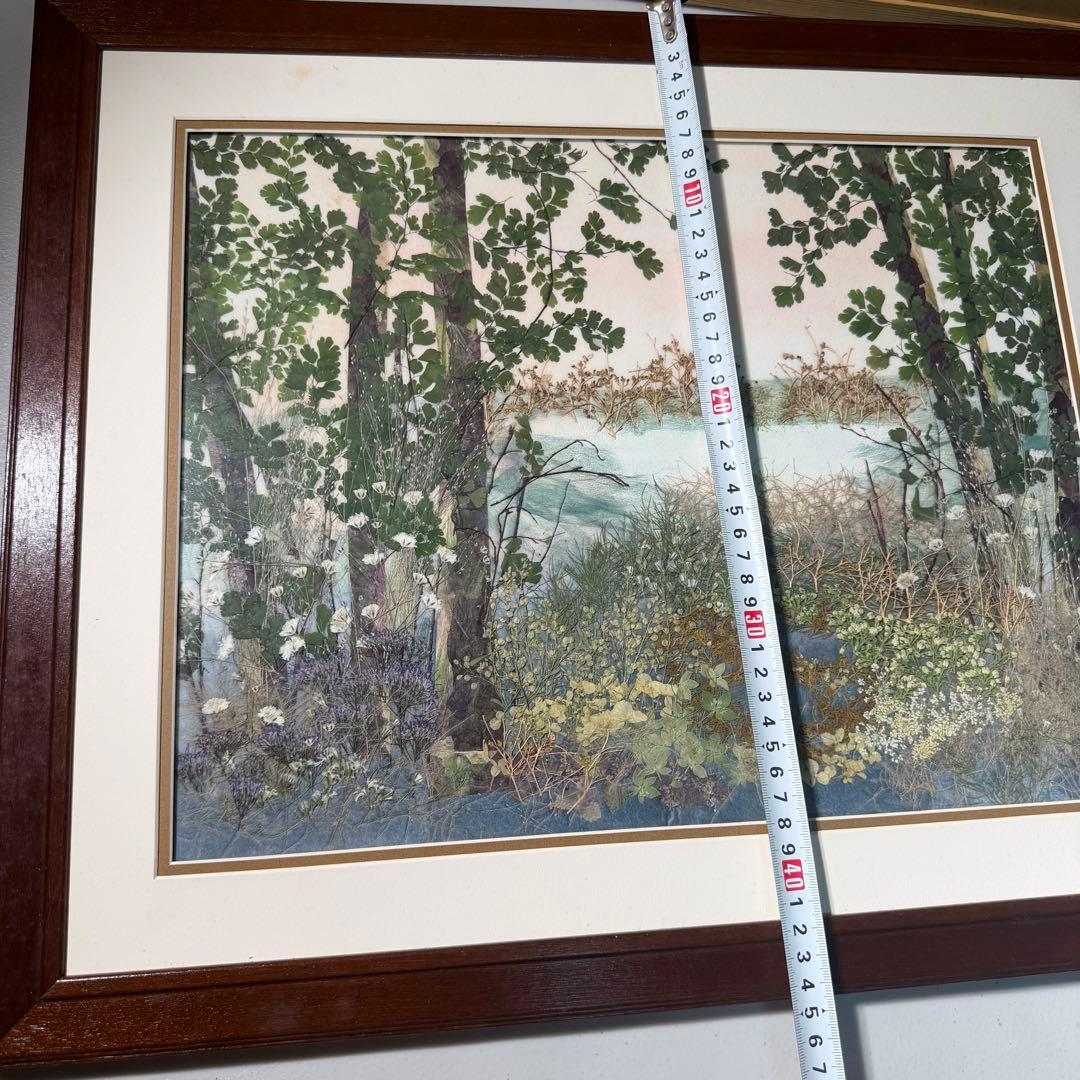 ⭐︎【美品激安】⭐︎押し花アート　絵画　インテリア雑貨　50センチ