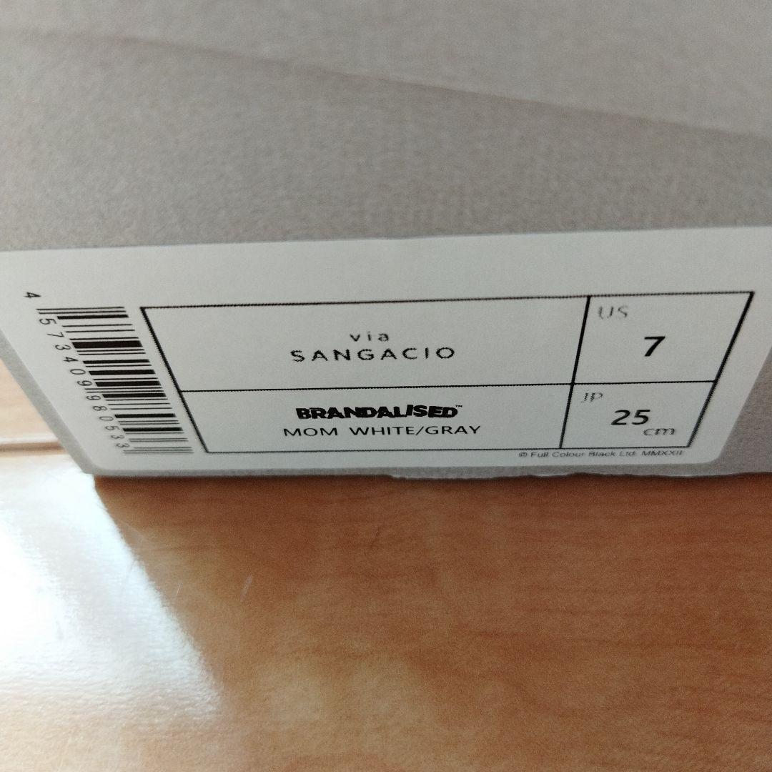 via SANGACIO スニーカー ホワイト/グレー