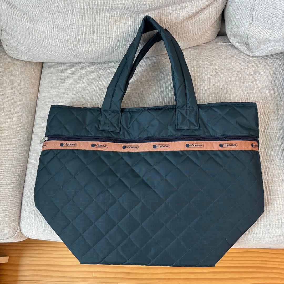 LARGE MULTI TOTEディープグリーンキルト　神崎恵さんコラボ