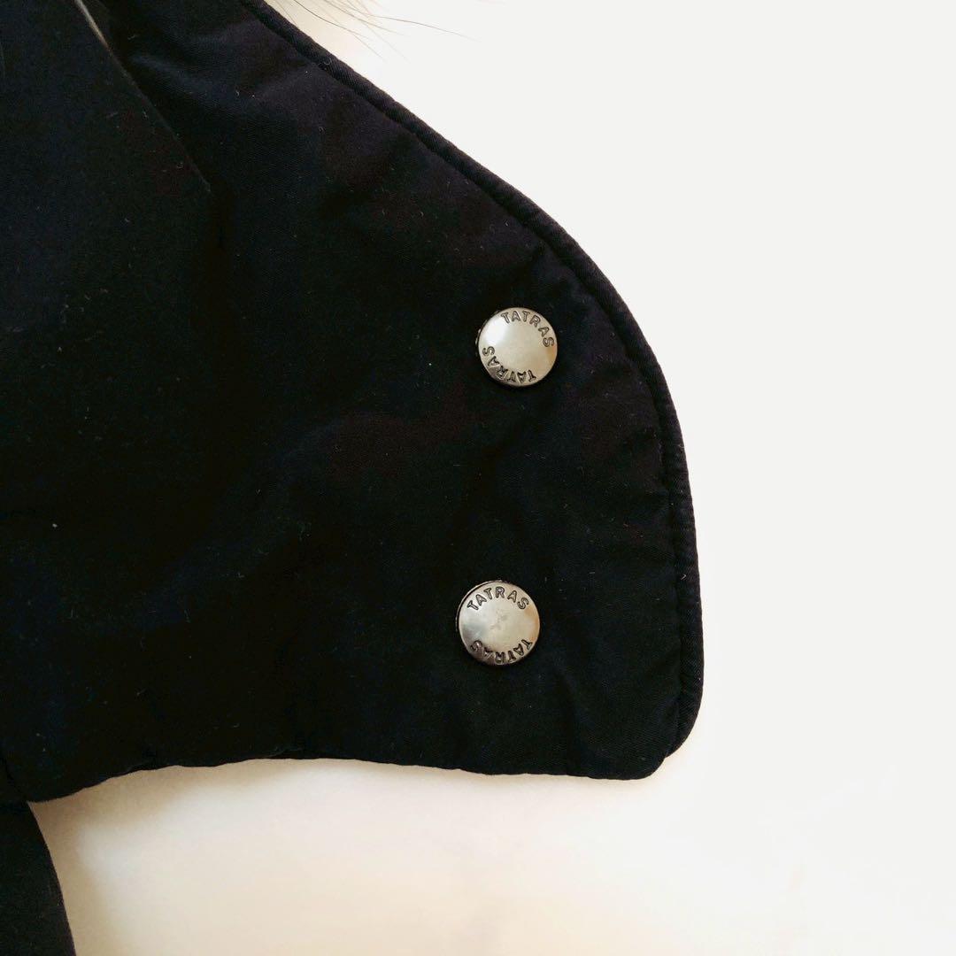 タトラス　ベリーナ　ラクーンファー　キルティング　ダウンコート　黒　02