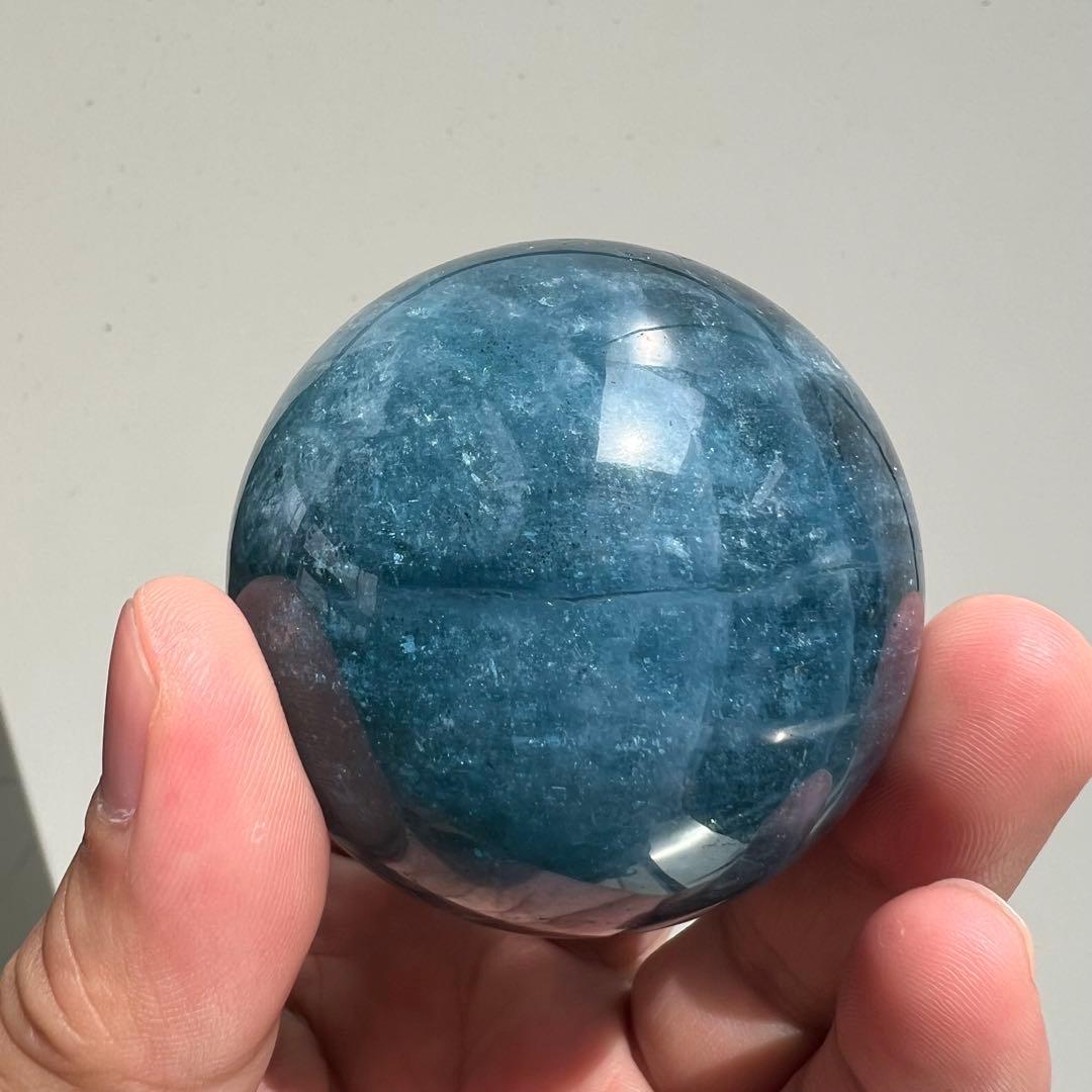 ⭐︎【天然】アクアマリン 置物 55.5mm 244g