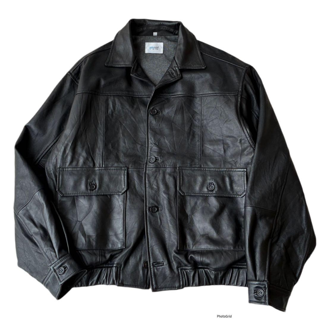 yoused ユーズド A-2 レザージャケット 再構築 ヴィンテージ ブルゾン