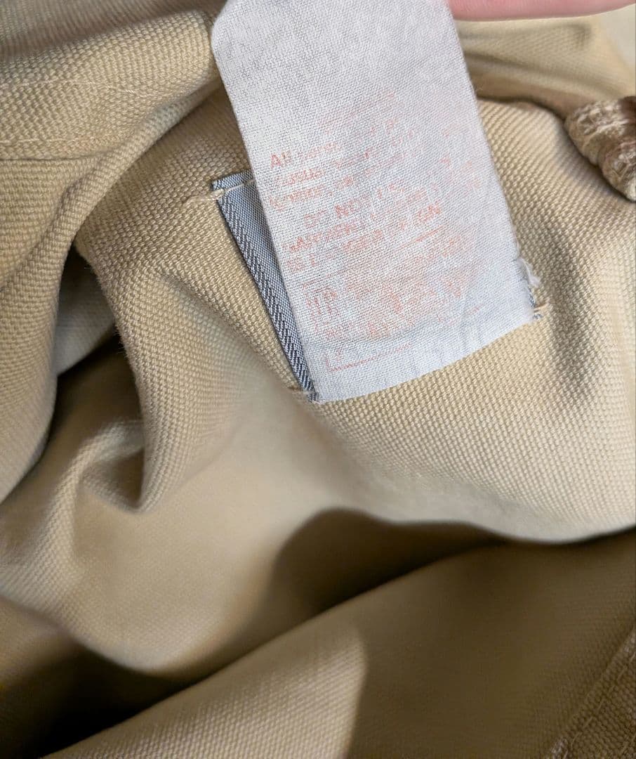 スペシャル Carhartt デトロイト ジャケット 裏地なし　生成り　USA製