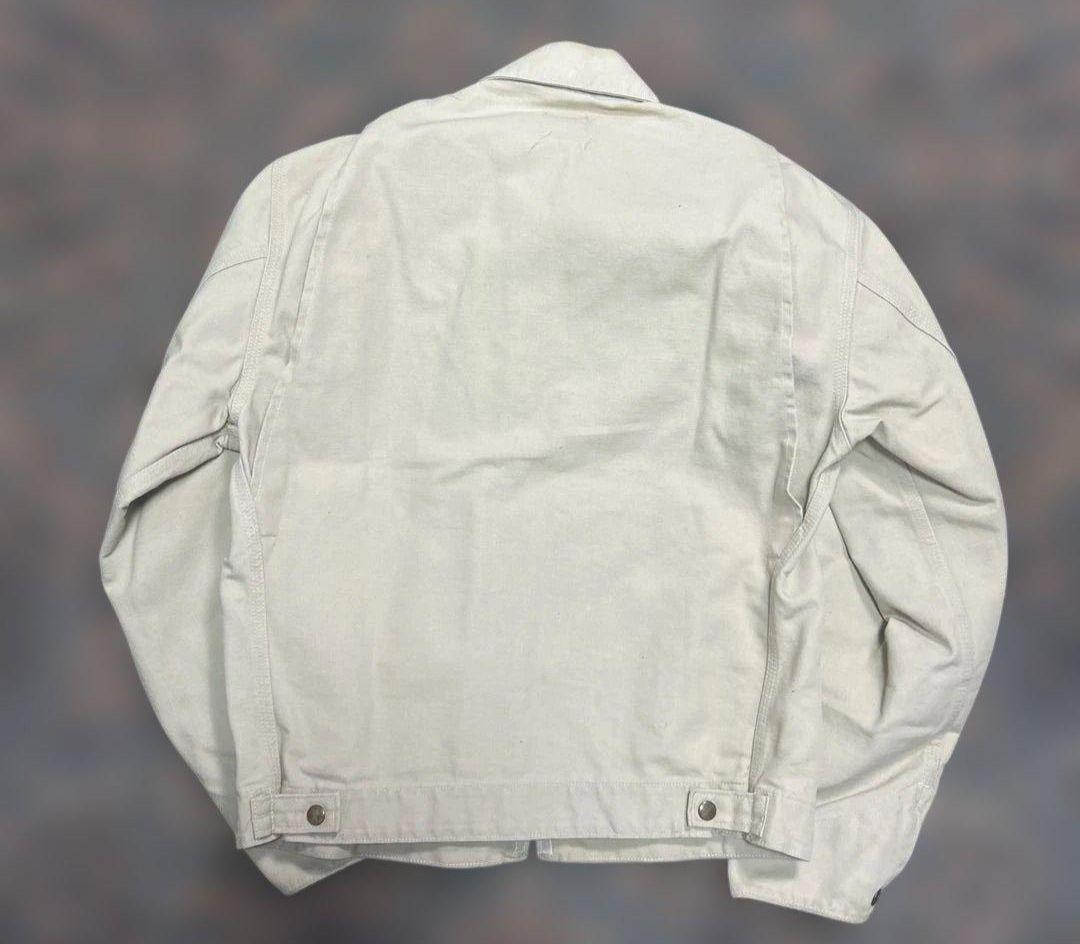 スペシャル Carhartt デトロイト ジャケット 裏地なし　生成り　USA製