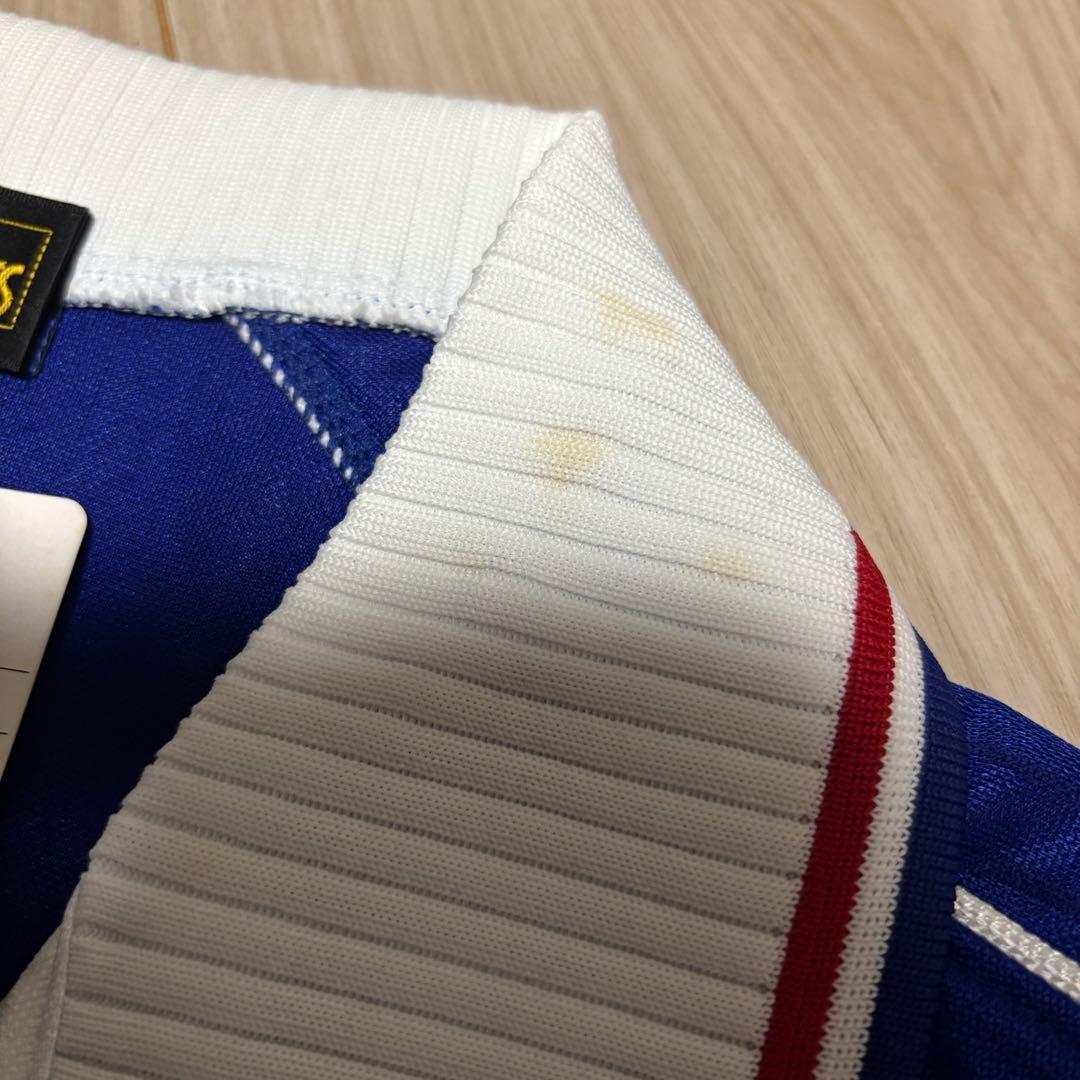【タグ付き】98年 フランスW杯 日本代表 レプリカシャツ 半袖 asics