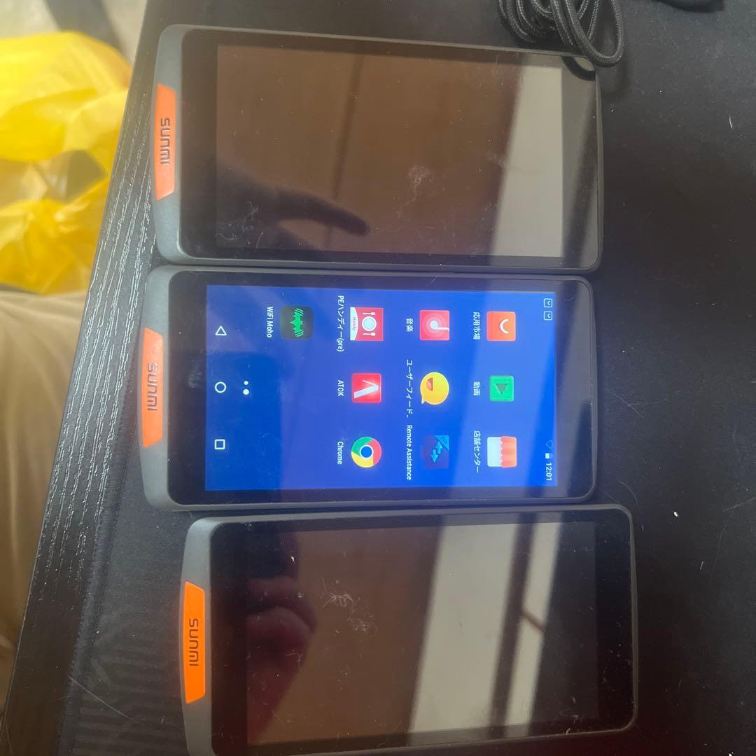 SUNMI M2 タッチスクリーン レジ端末3台