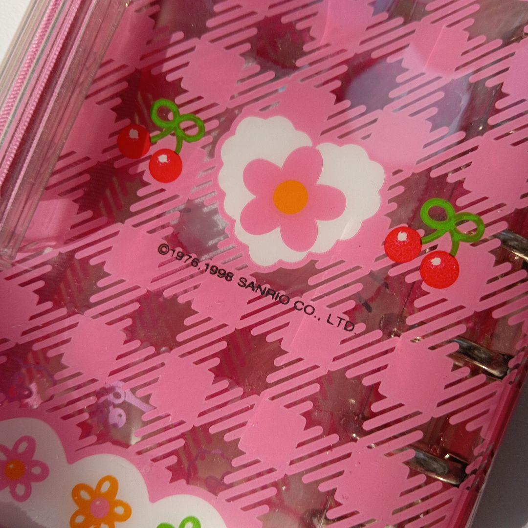 サンリオ　ハローキティ　バインダーケース　さくらんぼ　平成レトロ　1998年