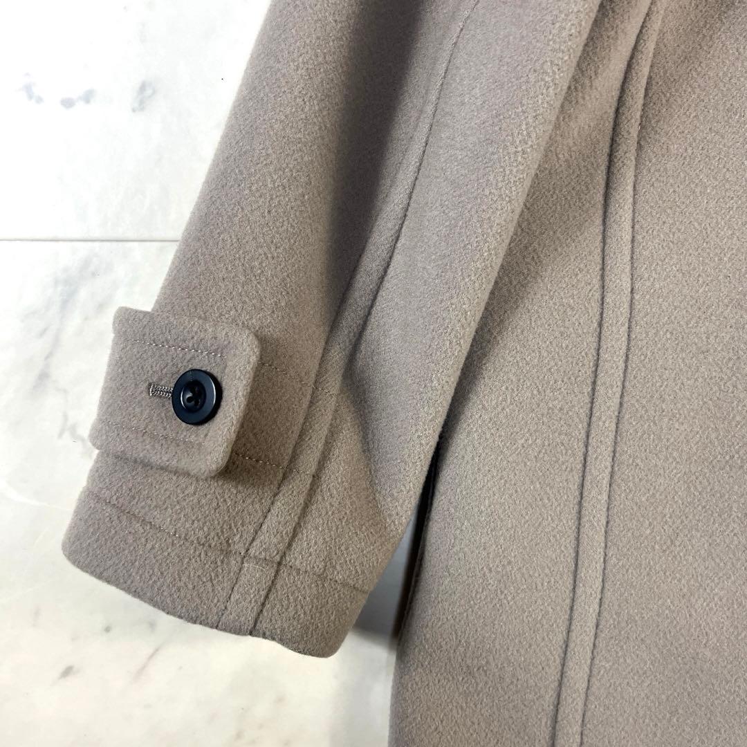 トゥモローランド マカフィー　ウールメルトンダッフルコート　36（M）グレージュ